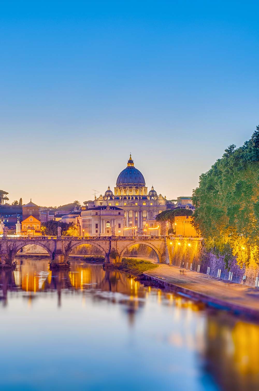 Tevere e Vaticano a Roma